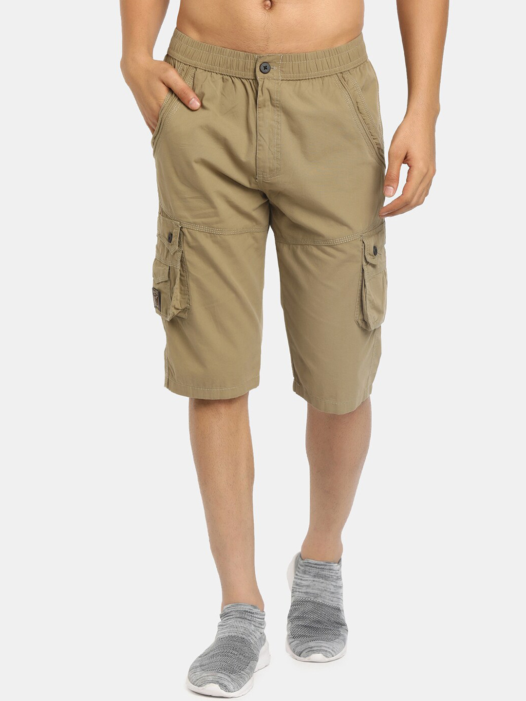 Buy V Mart Men Beige Outdoor Cargo Shorts Shorts for Men 19271424