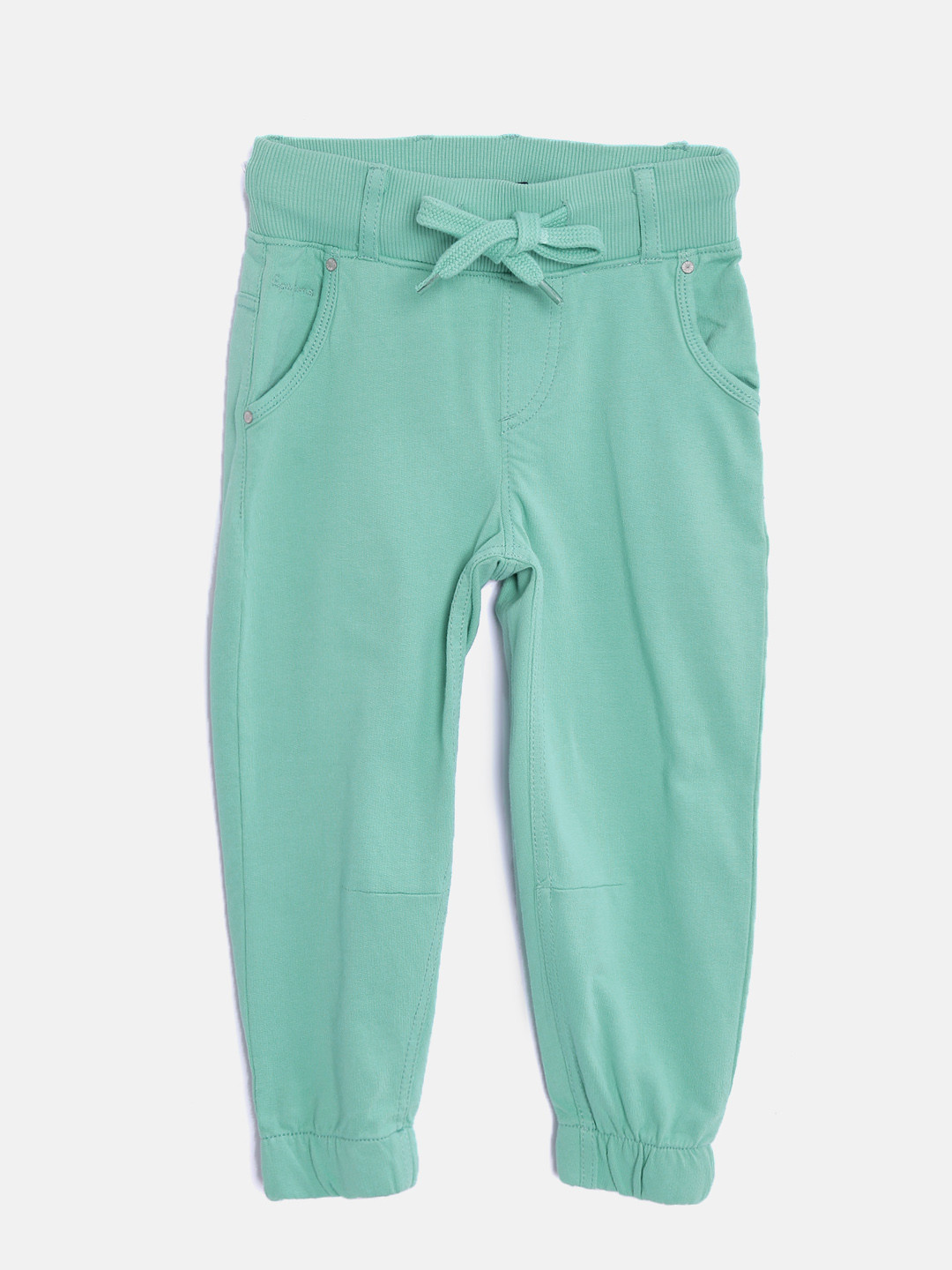 Buy Pepe Jeans Girls Mint Green Joggers Track Pants for Girls 1927514