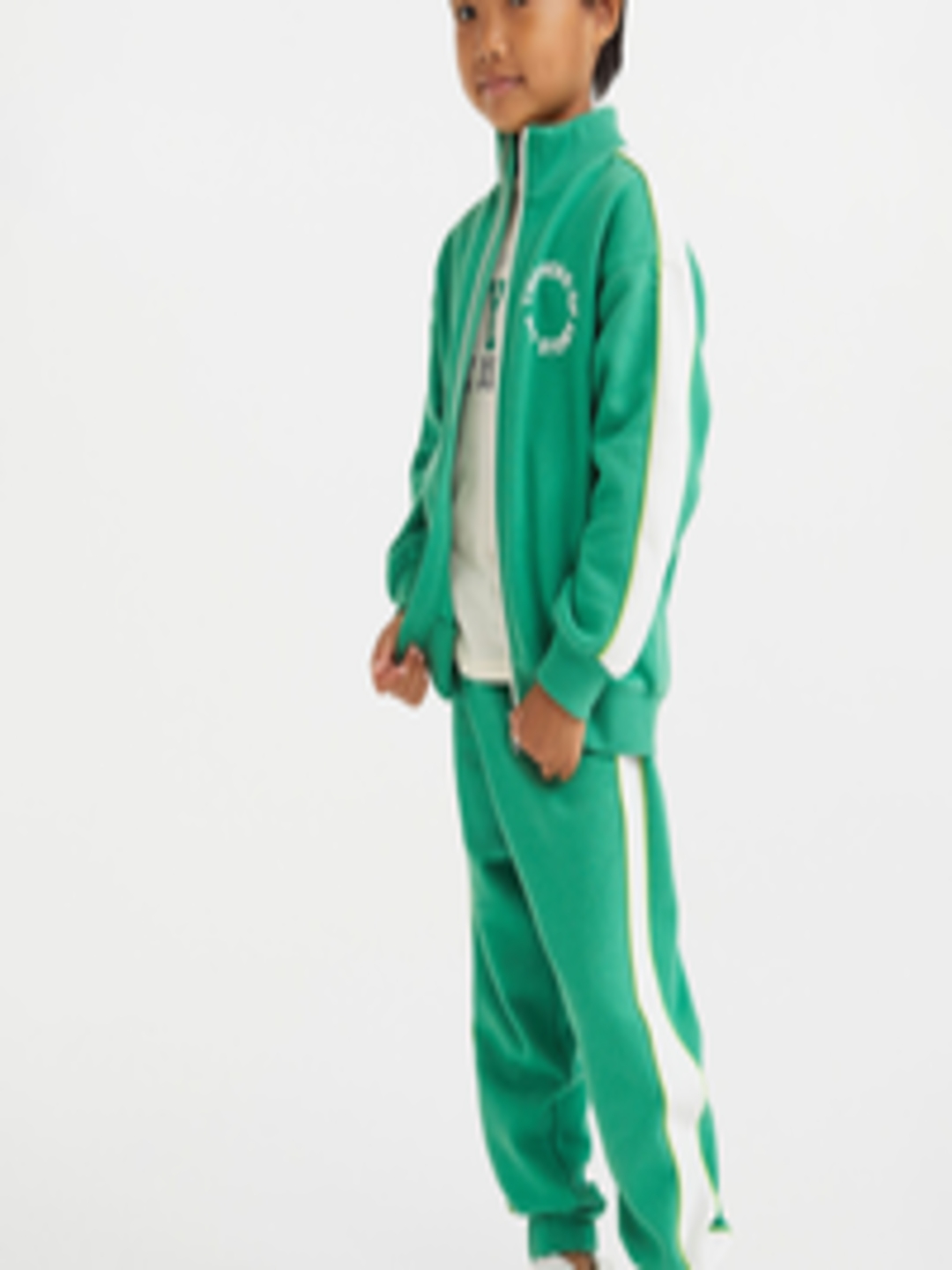 Buy H&M Green 2 Piece Printed Sweatshirt Set - Clothing Set for Boys ...