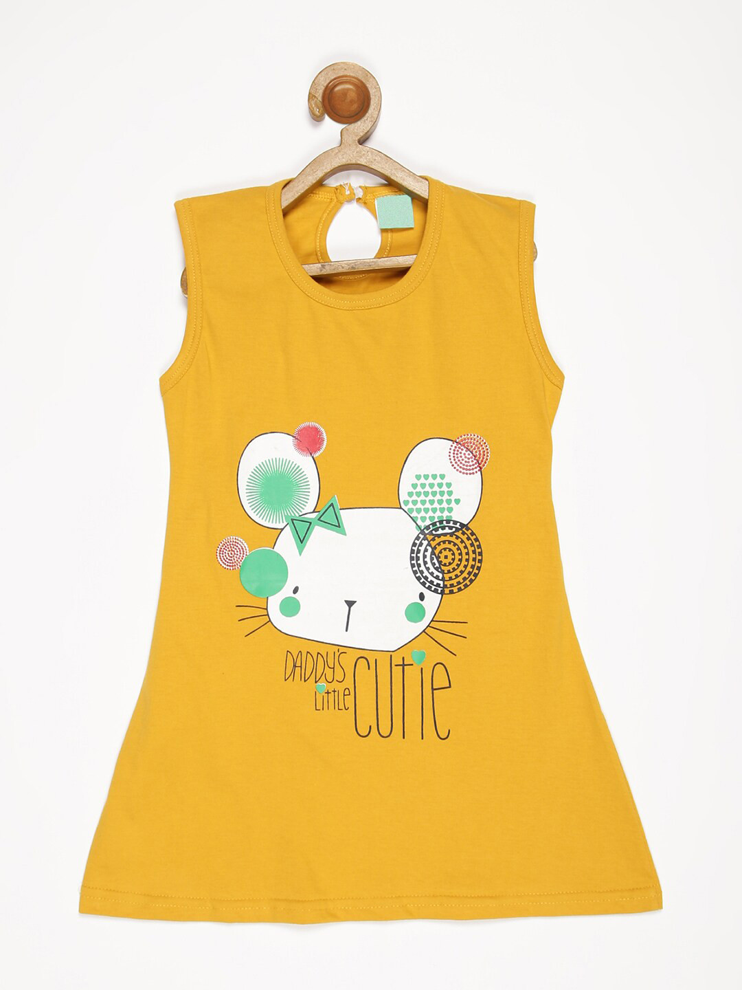 Buy V2 Value & Variety Girls Mustard Yellow Peplum Dress Dresses for