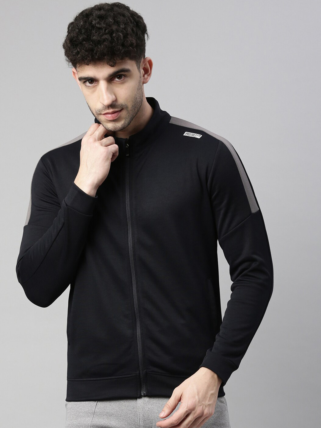 Buy Proline Active Men Navy Blue Windcheater And Water Resistant