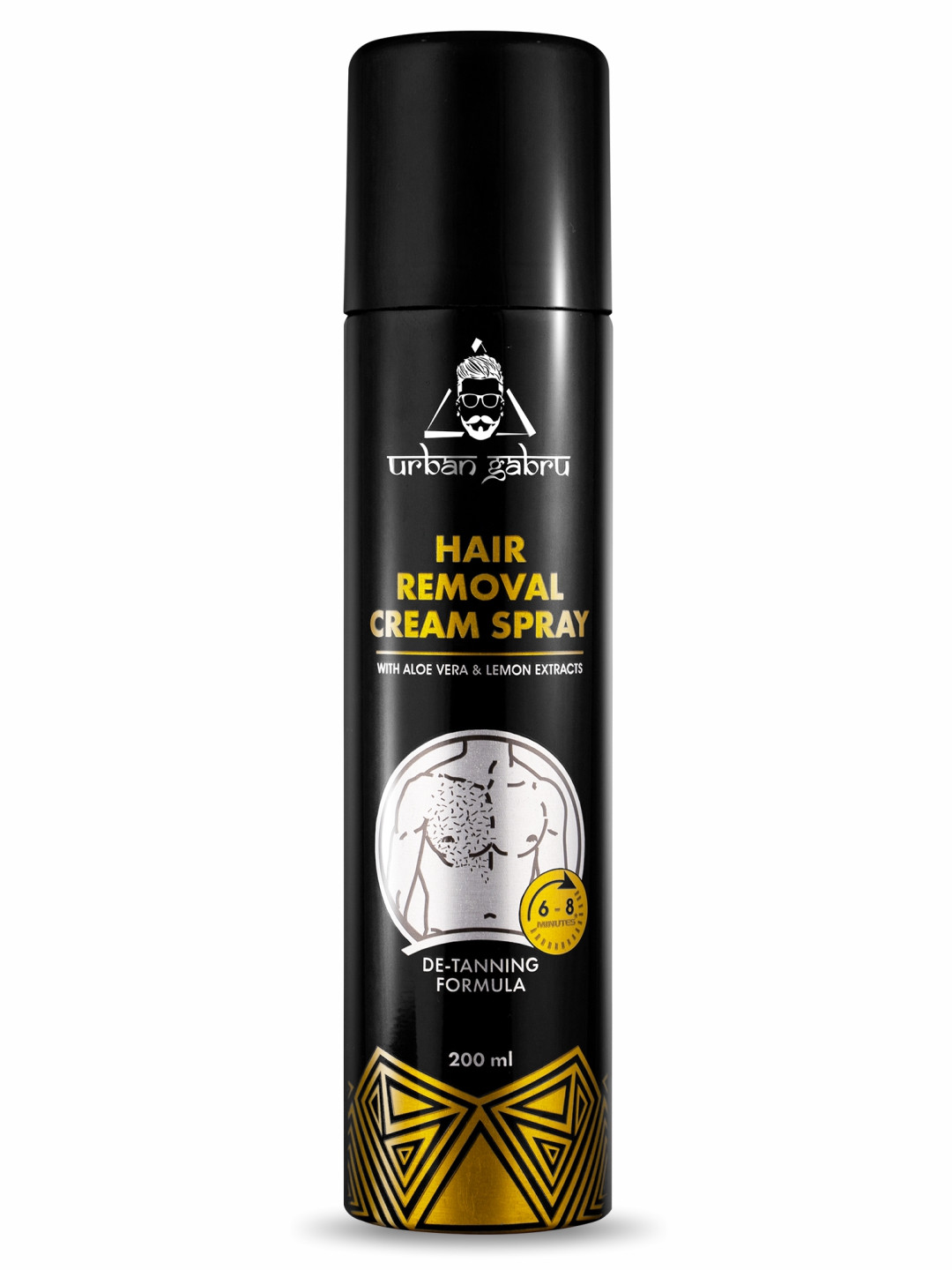 Buy URBANGABRU Set Of 2 Hair Removal Cream Spray With Aloe Vera & Lemon