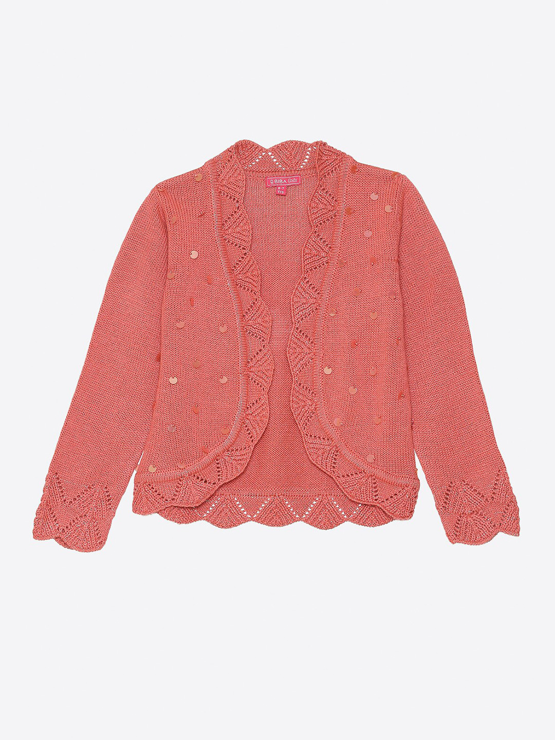 Buy Biba Girls Pink Tropical Shrug Shrug for Girls 19295458 Myntra
