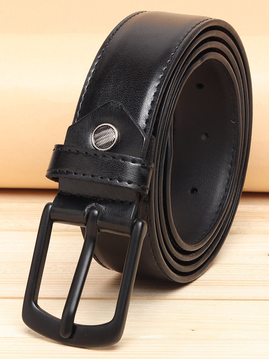Buy ZORO Men Black PU Belt Belts for Men 19301160 Myntra