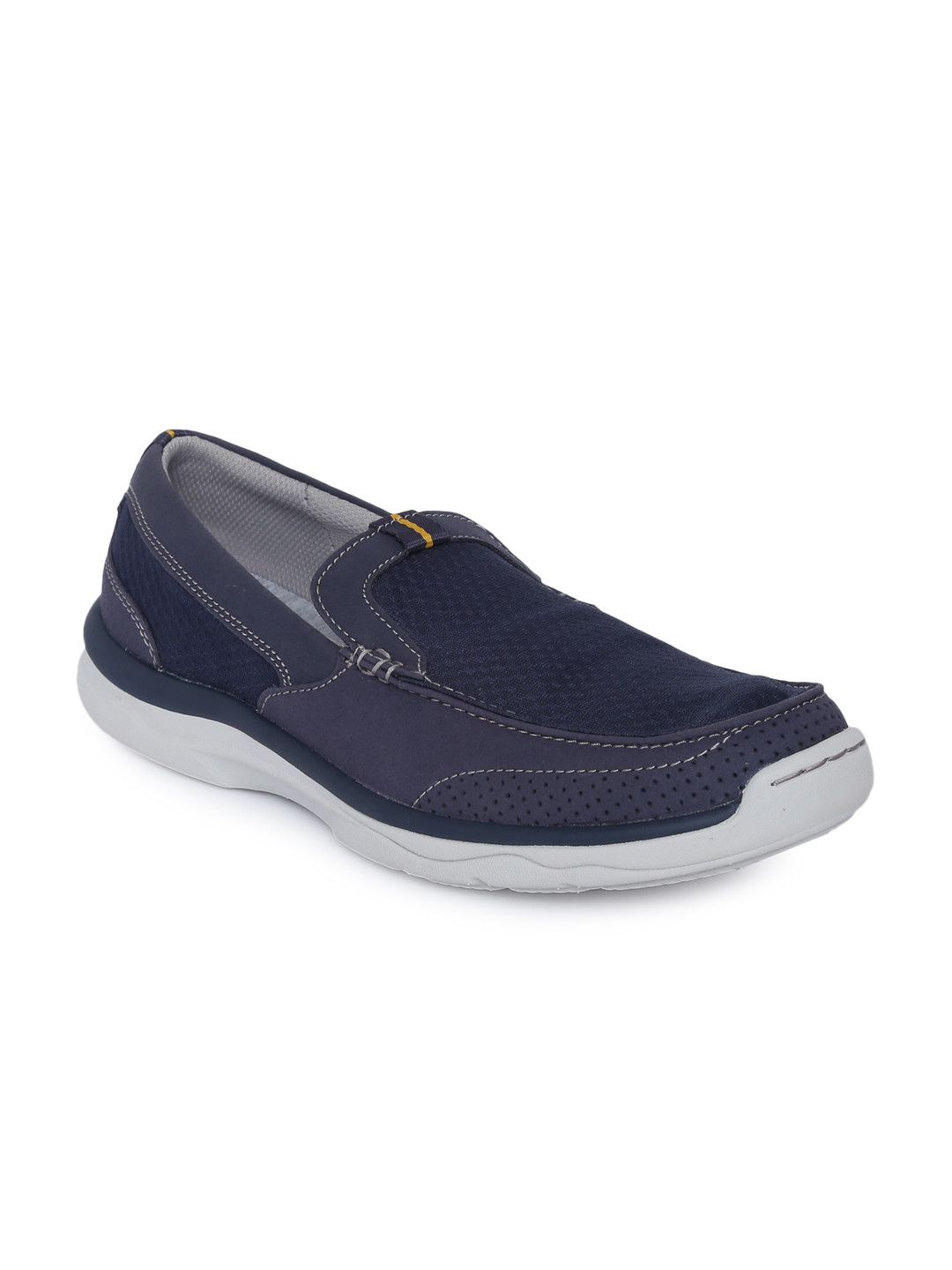Buy Clarks Men Navy Blue Slip On Sneakers Casual Shoes for Men
