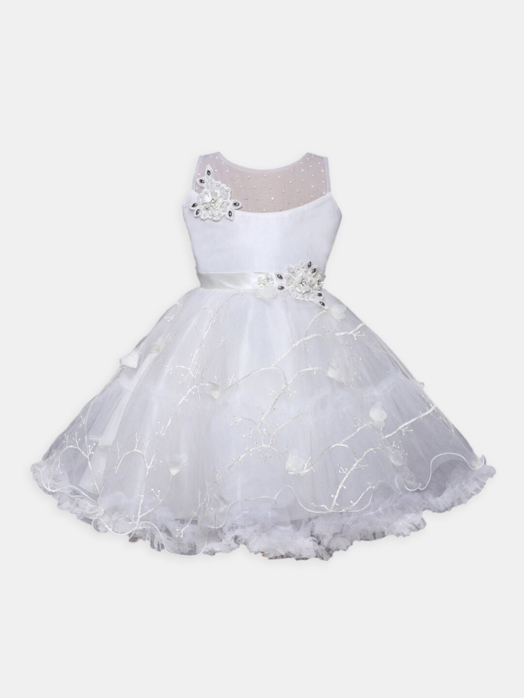 Buy Hopscotch Off White Sheath Dress Dresses for Girls 19316338 Myntra