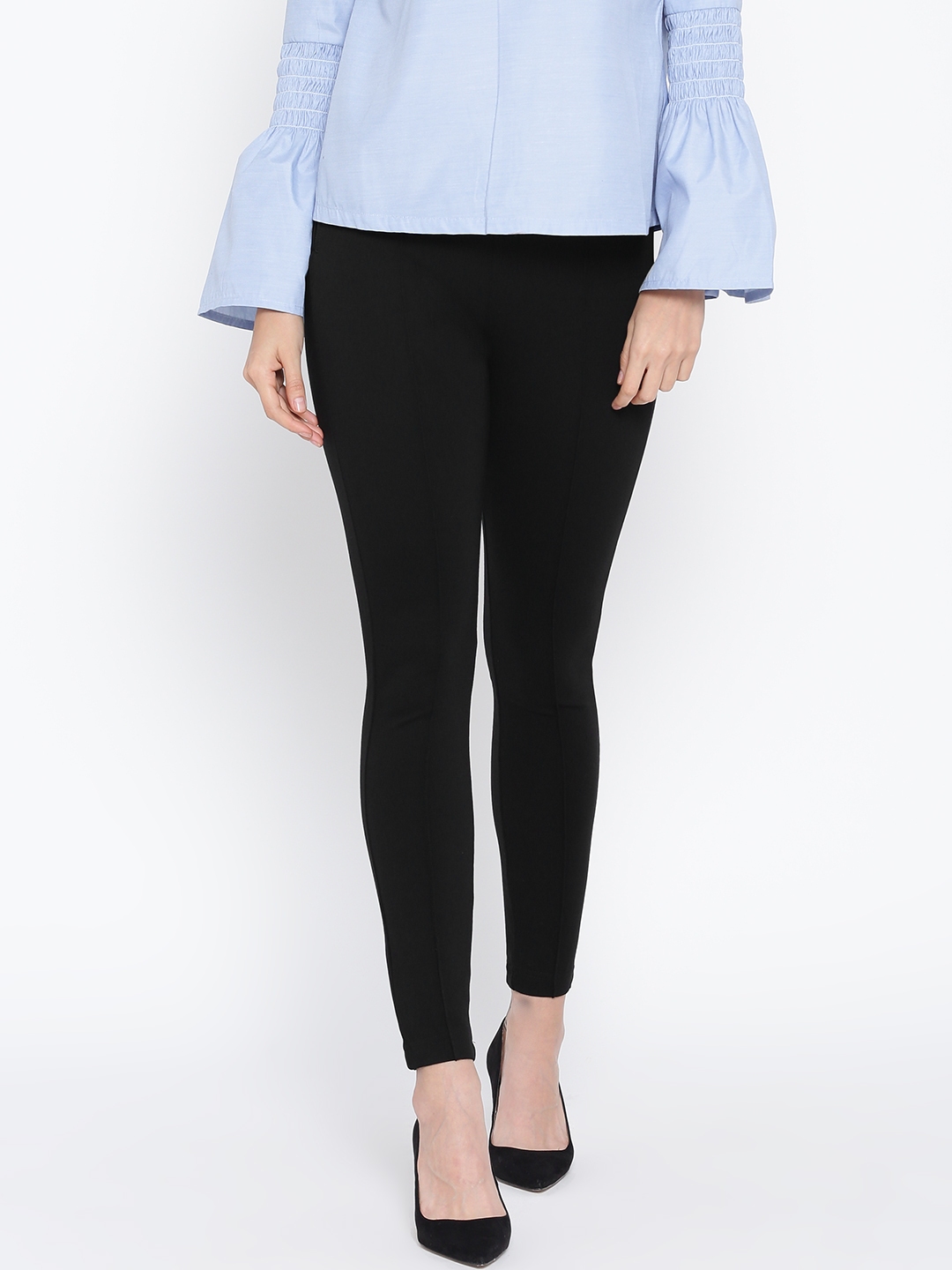 vero moda black jeggings