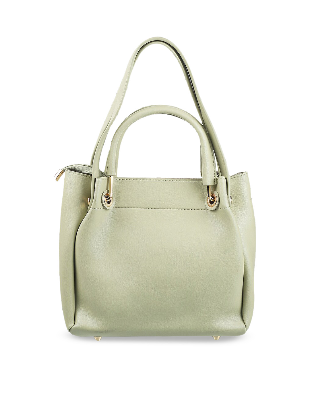 Buy Mochi Green Bucket Handheld Bag With Tasselled Handbags for Women