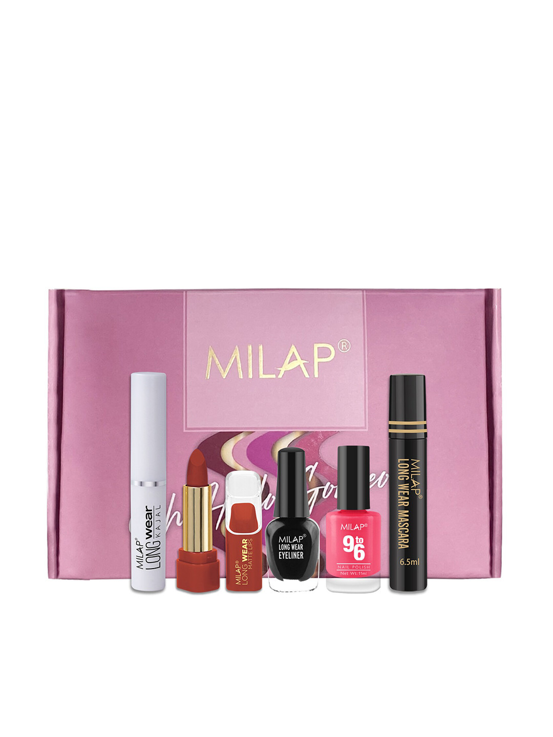 Buy MILAP Pack Of 5 Long Wear Makeup Kit Gift Pack Beauty Gift Set