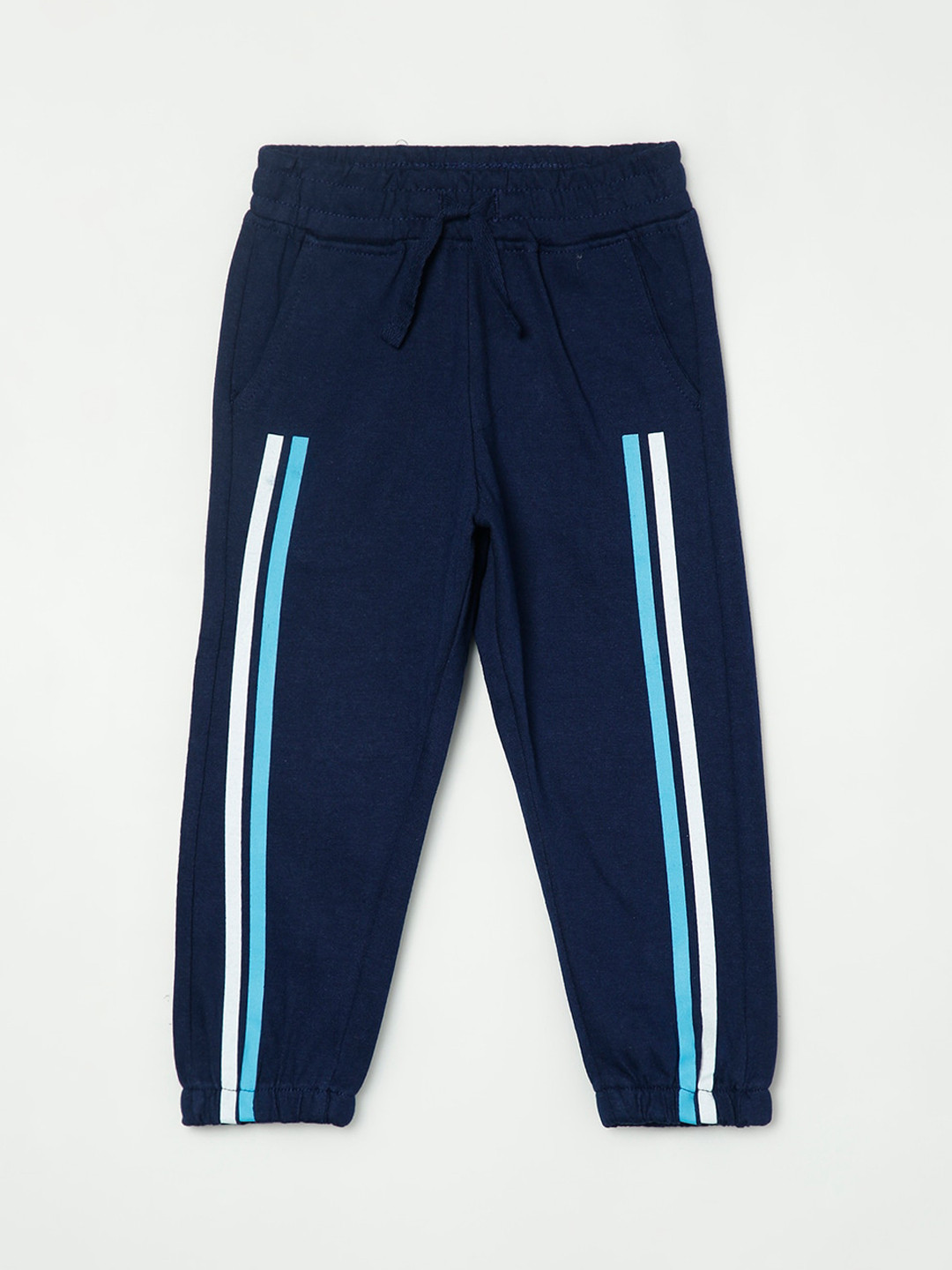 Buy Juniors By Lifestyle Boys Navy Blue Cotton Track Pant Track Pants