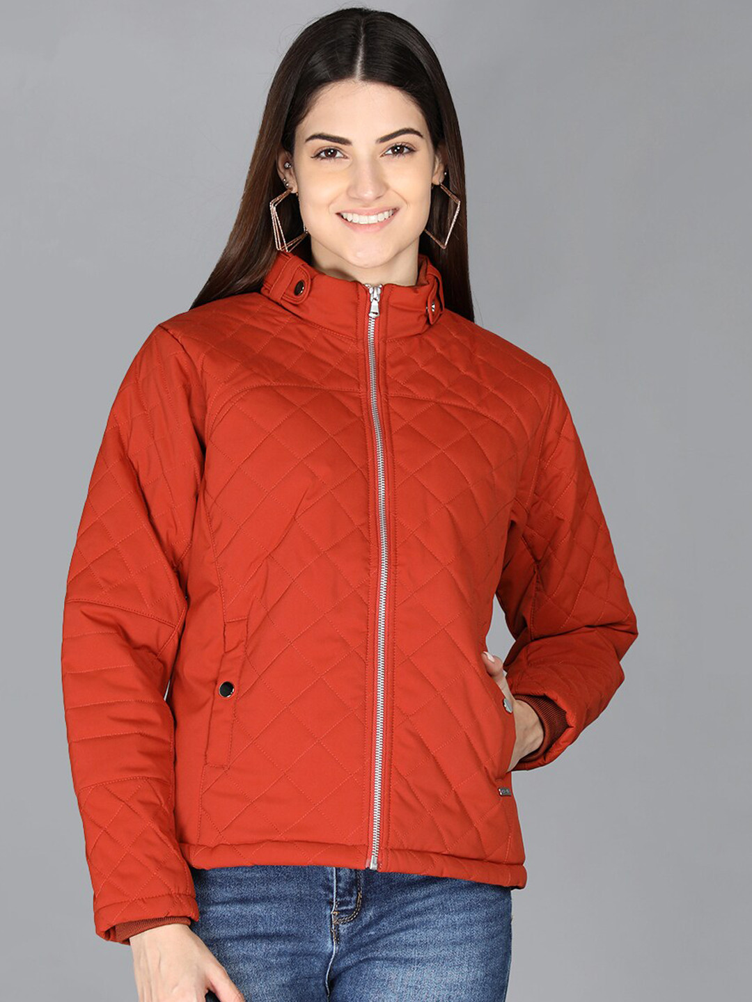 Buy PROTEX Women Rust Outdoor Tailored Winter Wear Jacket Jackets for