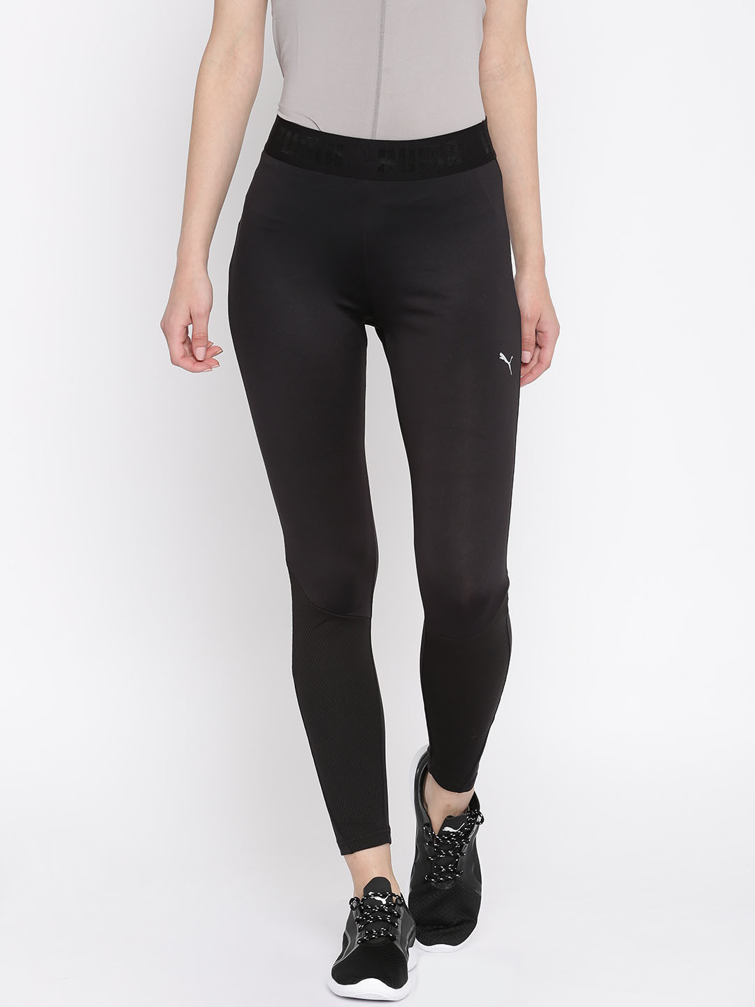 Buy Puma Black Tight Fit Leggings 59074301 Leggings for Women 1934527