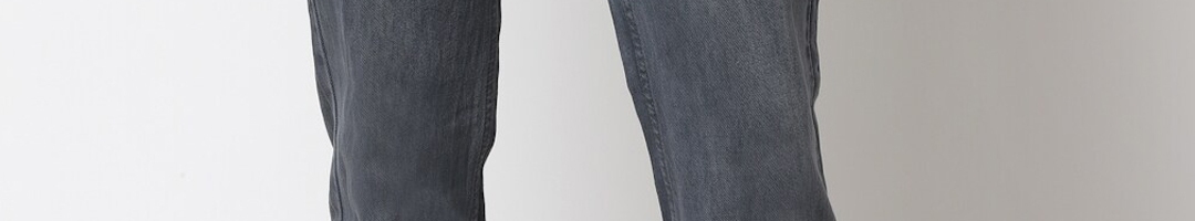 Buy FEVER Men Grey Cotton Denim Regular Mid Rise Fit Jeans - Jeans for ...