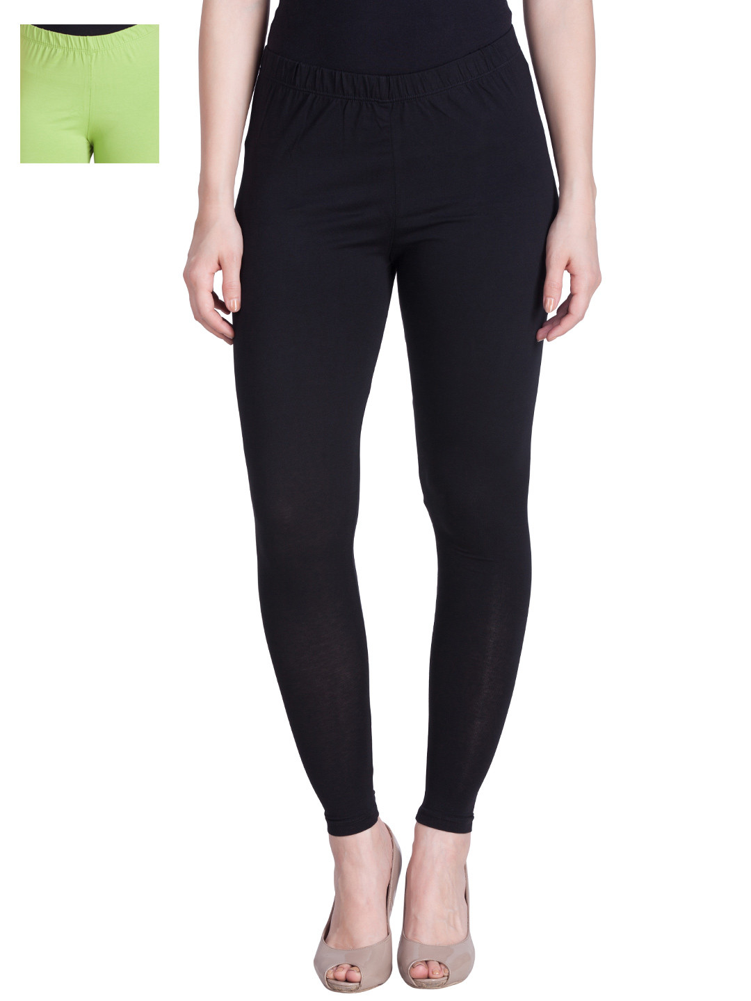 Buy LYRA Pack Of 2 Ankle Length Leggings Leggings for Women 1935128