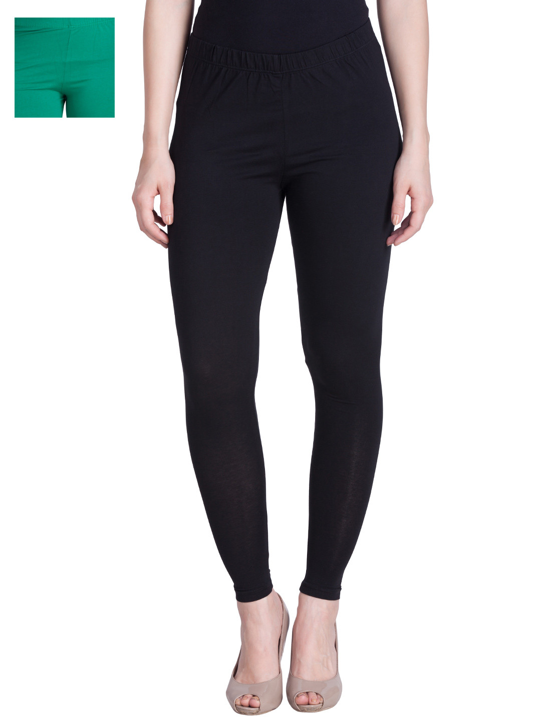 Buy LYRA Pack Of 2 Ankle Length Leggings Leggings for Women 1935133