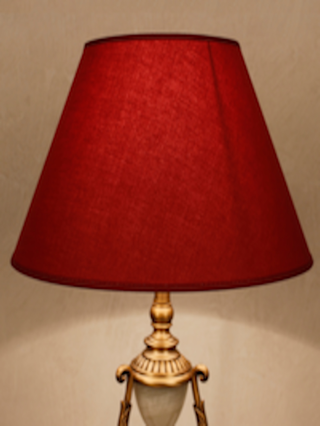 Buy THE LIGHT STORE Red Table Top Lamp Shade - Table Lamps for Unisex