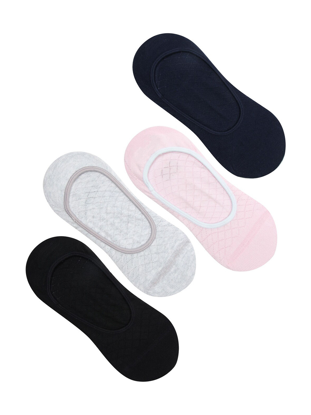 Buy Bonjour Women Pack Of 4 Assorted Shoe Liner Socks Socks for Women