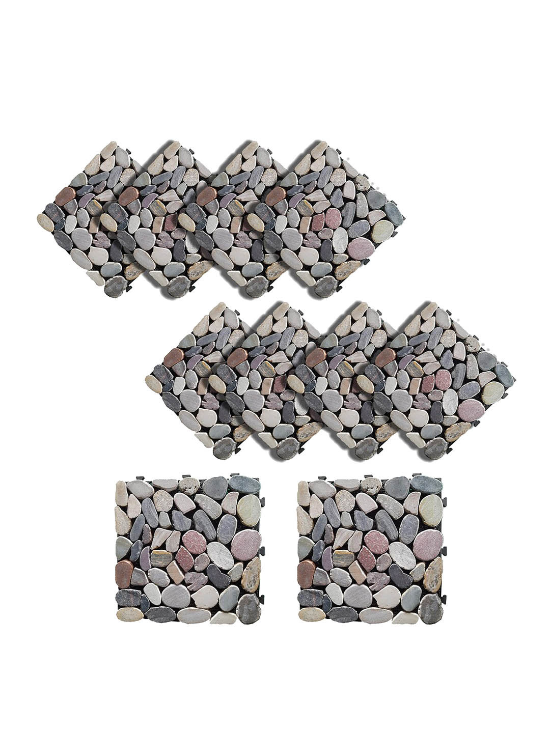 Buy Sharpex Pack Of 10 Stone Deck Tiles Garden Accessories for Unisex