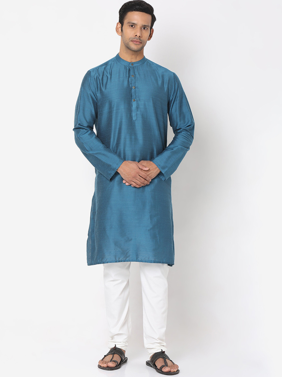 Buy SALWAR STUDIO Men Blue Kurta Kurtas for Men 19360656 Myntra