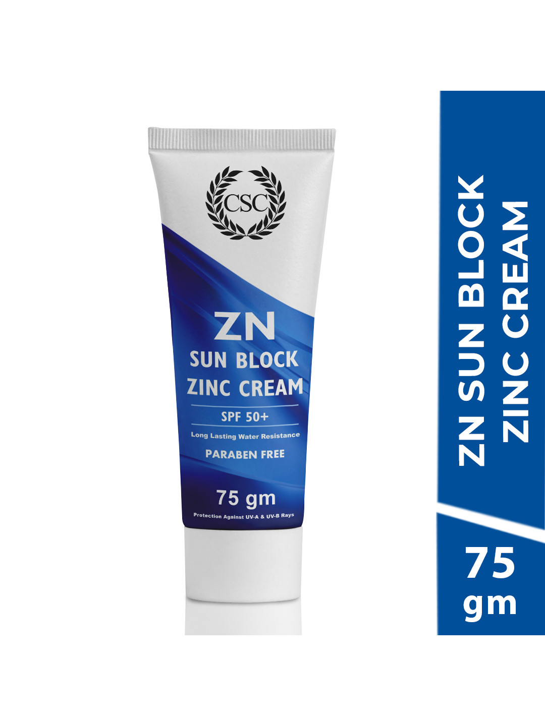Buy CSC ZN Sunblock White Zinc Oxide SPF50+ Broad Spectrum Sunscreen
