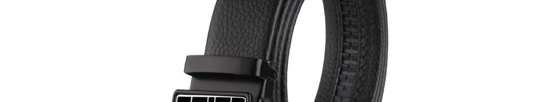 Buy Elite Crafts Men Black Leather Formal Belt - Belts for Men 19362736 ...