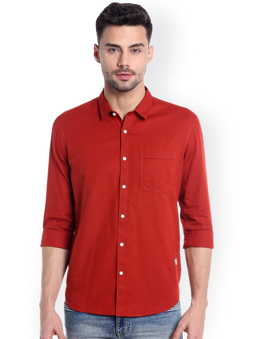 Buy Numero Uno Men Red Slim Fit Casual Shirt - Shirts for Men 1936519 ...