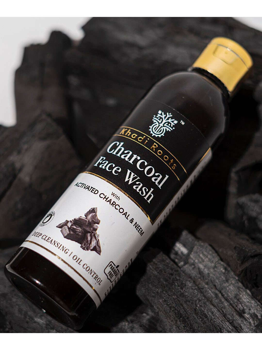 Buy Khadi Roots Charcoal Face Wash 200ml Face Wash And Cleanser for Unisex 19372878 Myntra