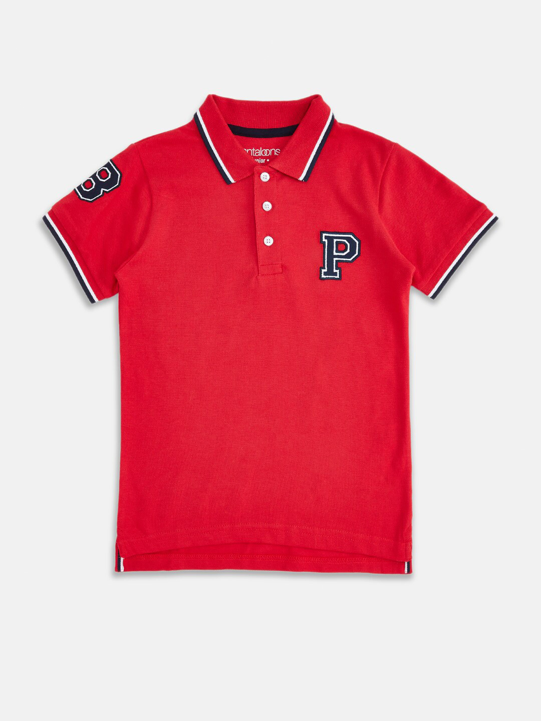 Buy Pantaloons Junior Kids Boys Red Polo Collar T Shirt Tshirts for