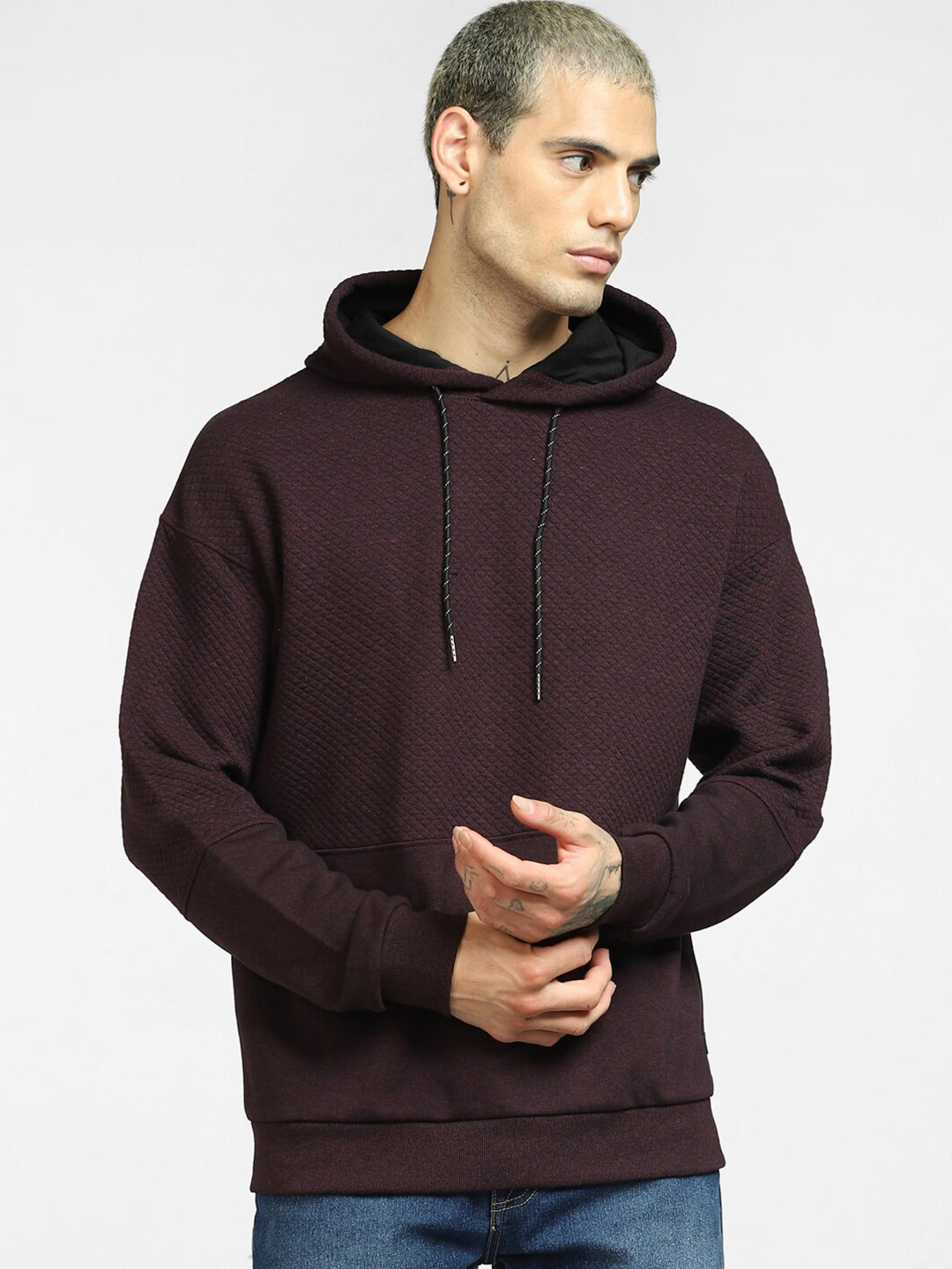 Jack and jones hooded sweatshirt clearance