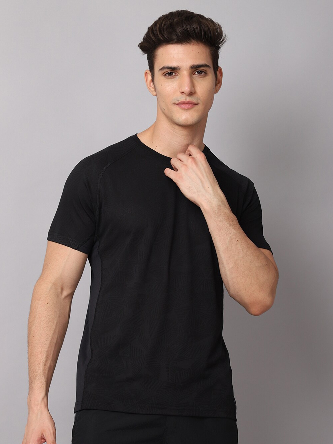 Buy Gallus Men Black Dri FIT Slim Fit T Shirt Tshirts for Men