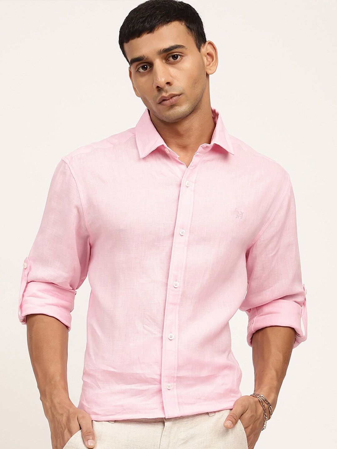 Buy HARSAM Men Pink Casual Shirt - Shirts for Men 19401948 | Myntra