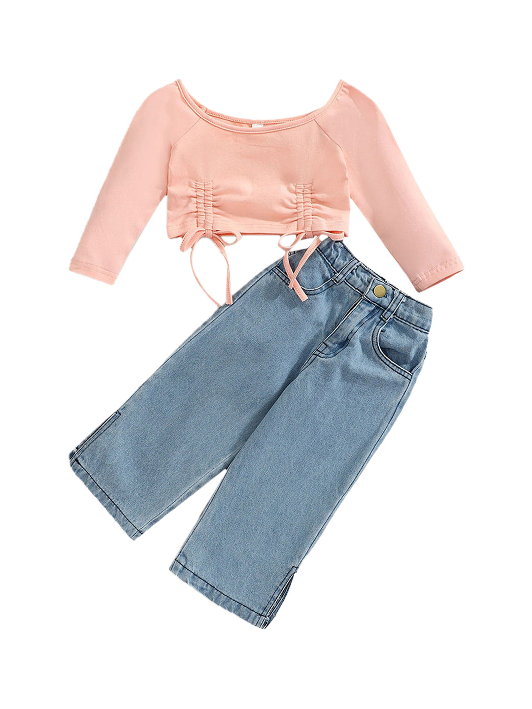 Buy Hopscotch Girls Pink Clothing Set Clothing Set for Girls 19403656