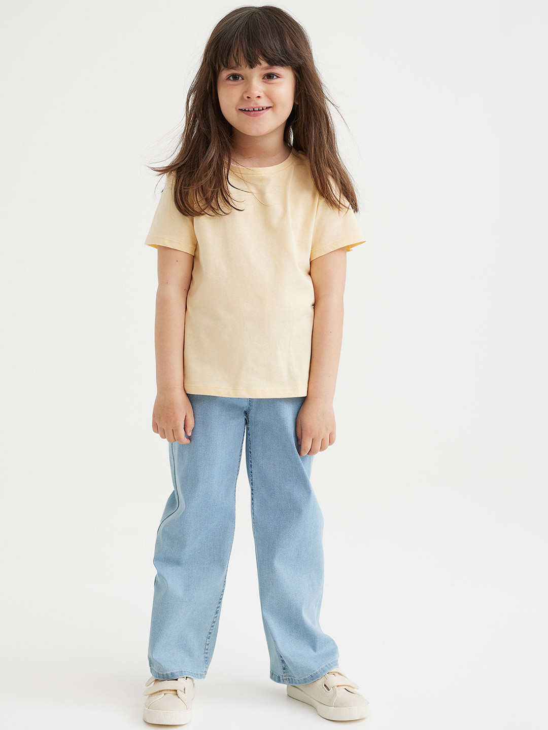 Buy H&M Girls Blue Relaxed Fit Light Fade Jeans Jeans for Girls