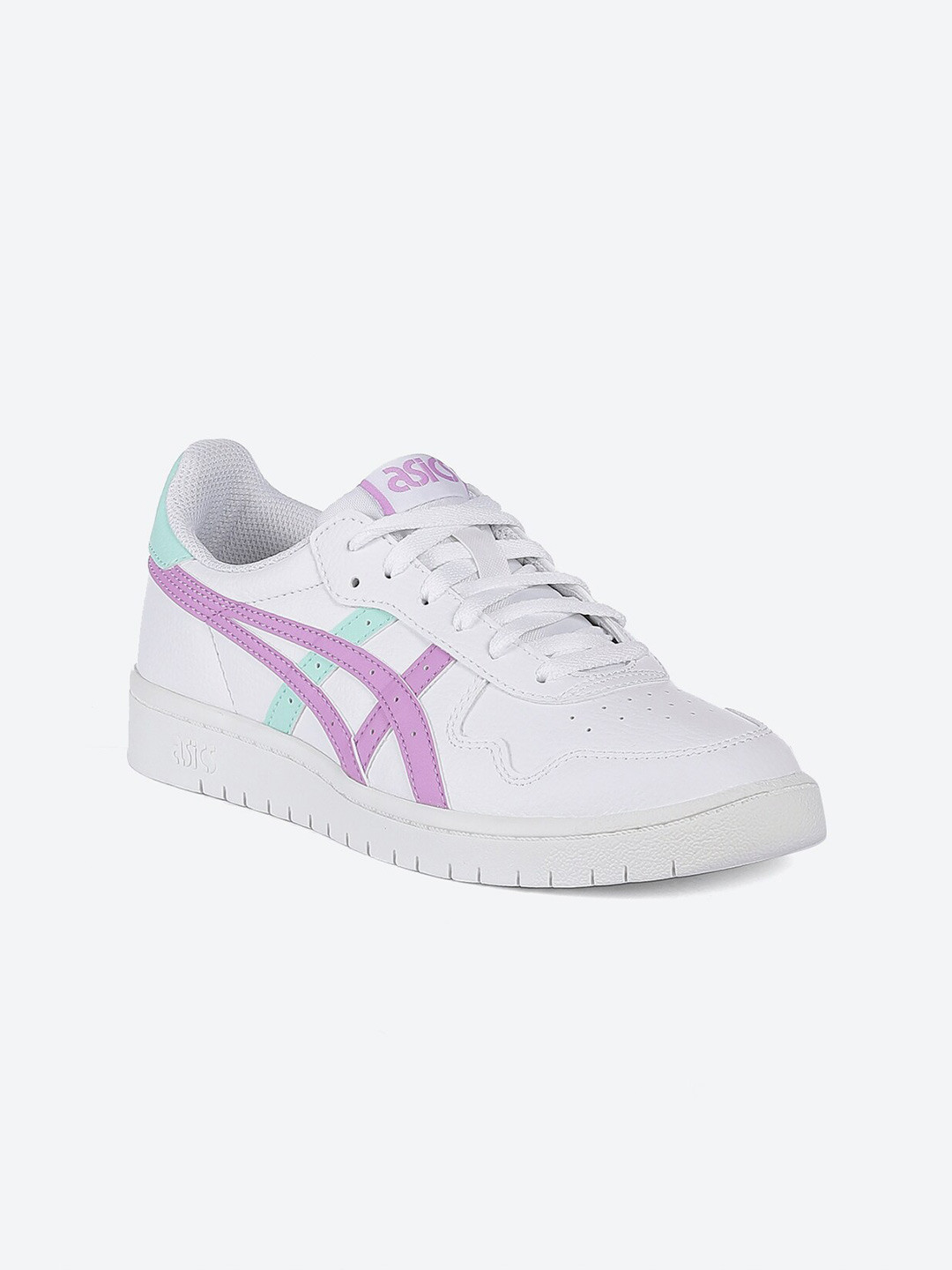 ladies white asics trainers