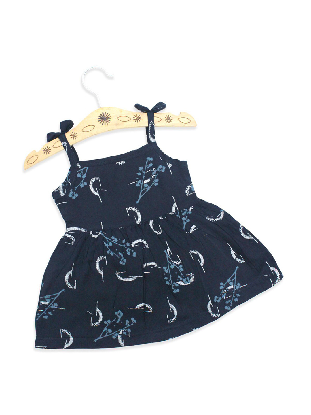 Buy Born Babies Blue Fit & Flare Dress Dresses for Girls 19418084