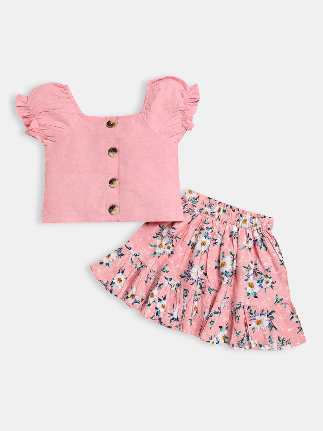 Buy Hopscotch Girls Pink Clothing Set Clothing Set for Girls 19428506