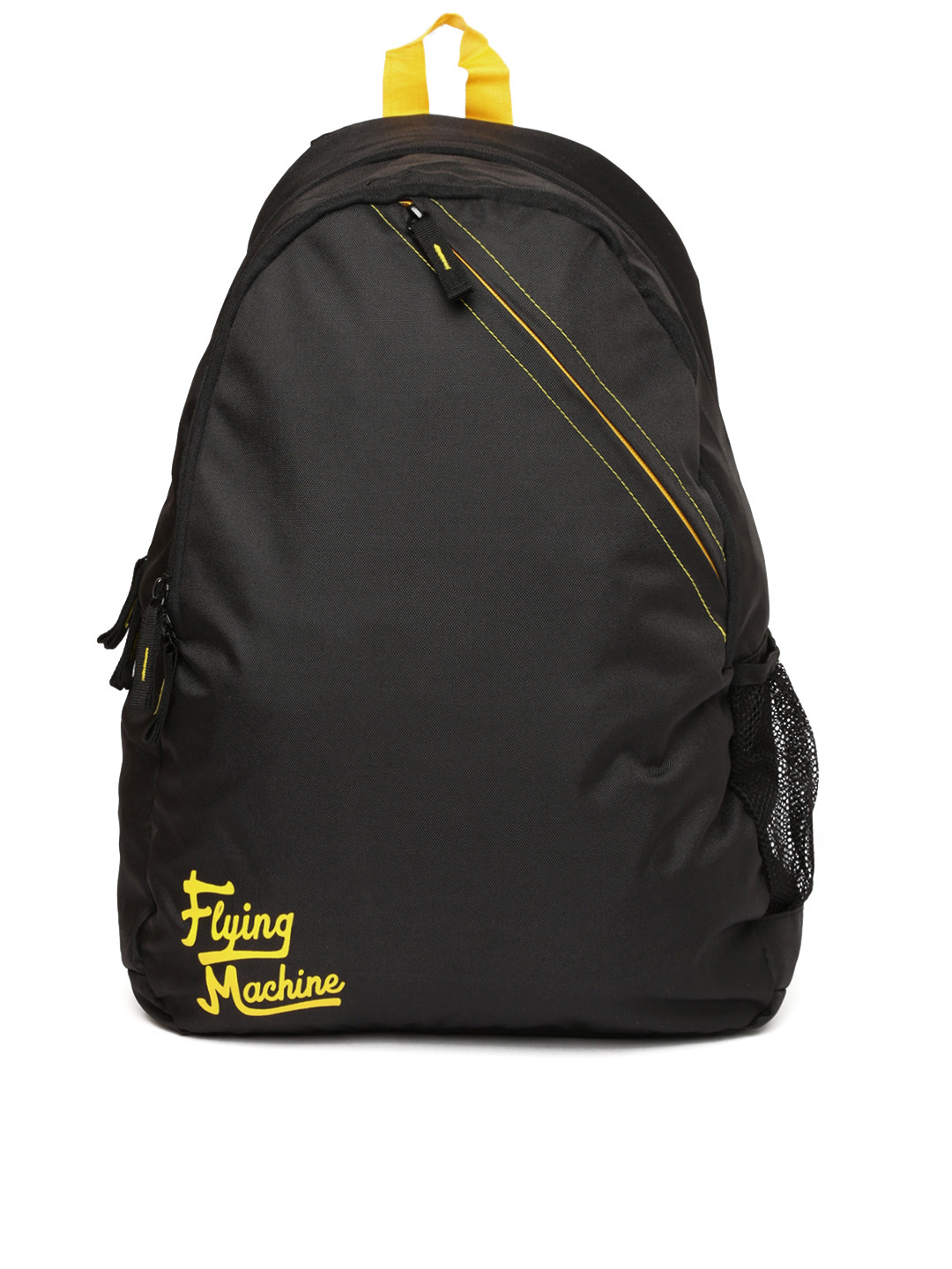 Buy Flying Machine Men Black Solid Backpack Backpacks for Men 1942934