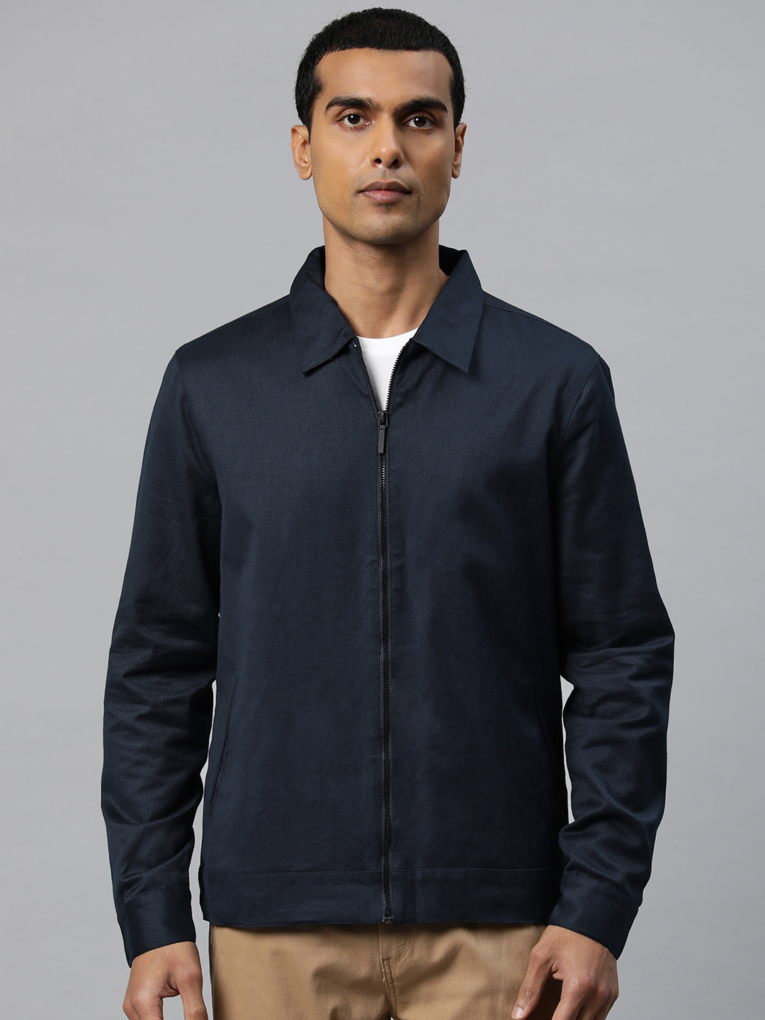 Buy Marks & Spencer Men Cotton Linen Tailored Jacket - Jackets for Men ...