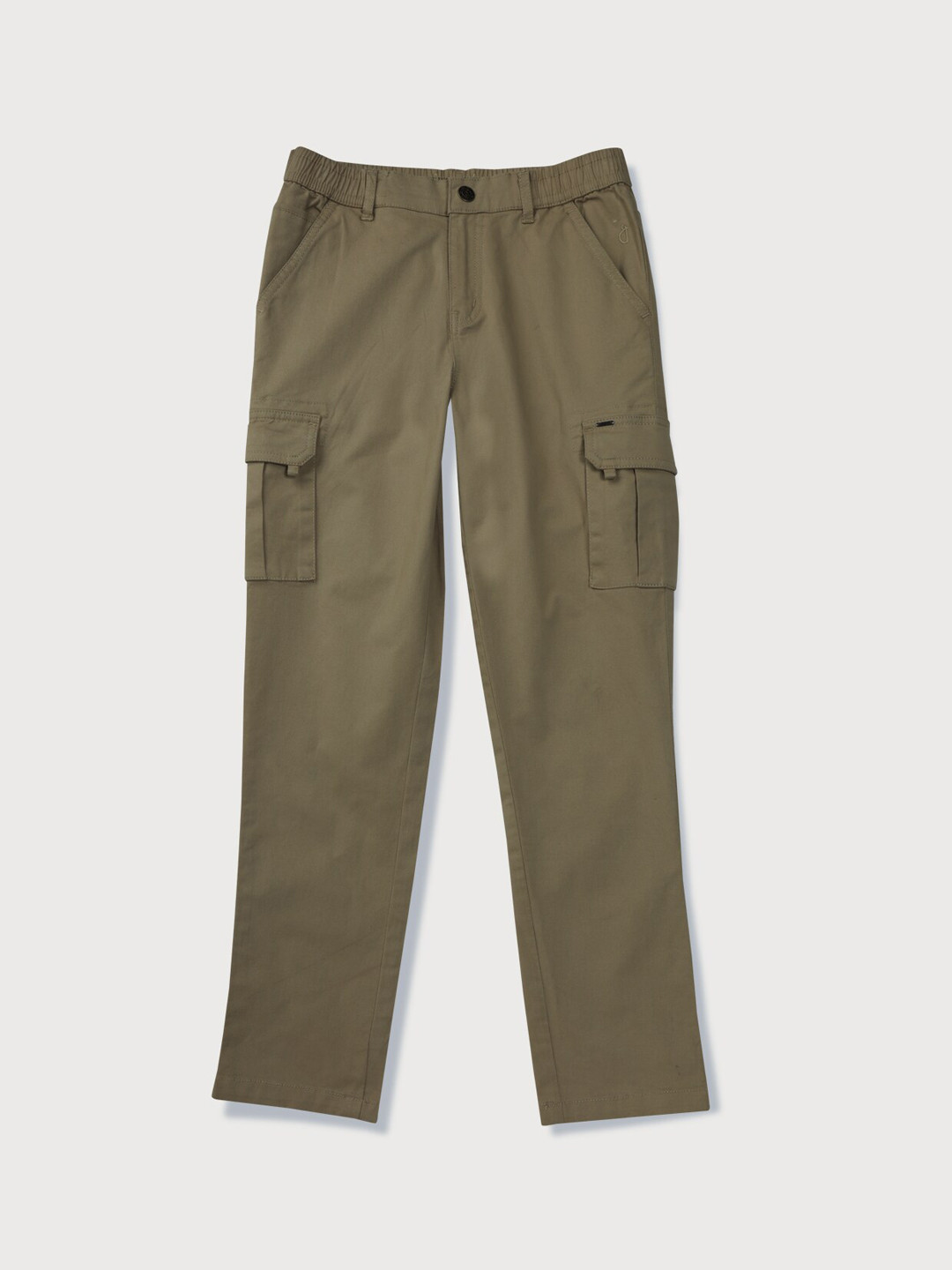 Buy Gini And Jony Boys Khaki Joggers Trousers Trousers for Boys