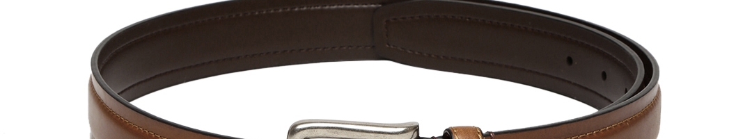 Buy U.S. Polo Assn. Men Tan Brown Solid Leather Belt - Belts for Men ...
