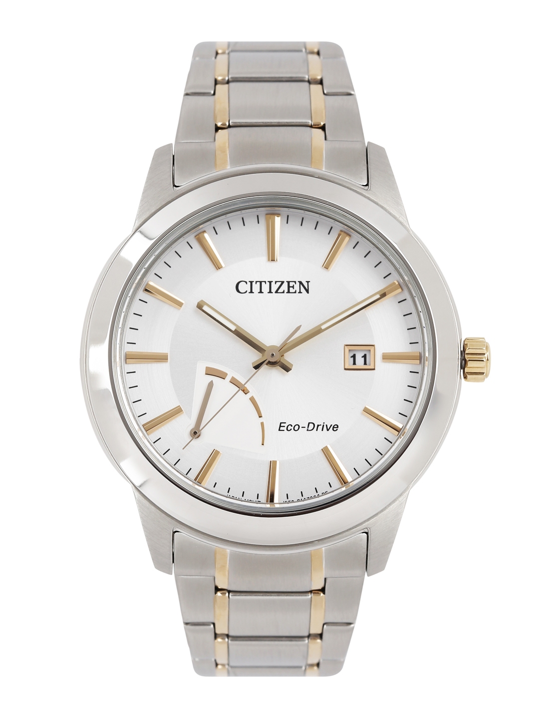 citizen watch men's silver and gold