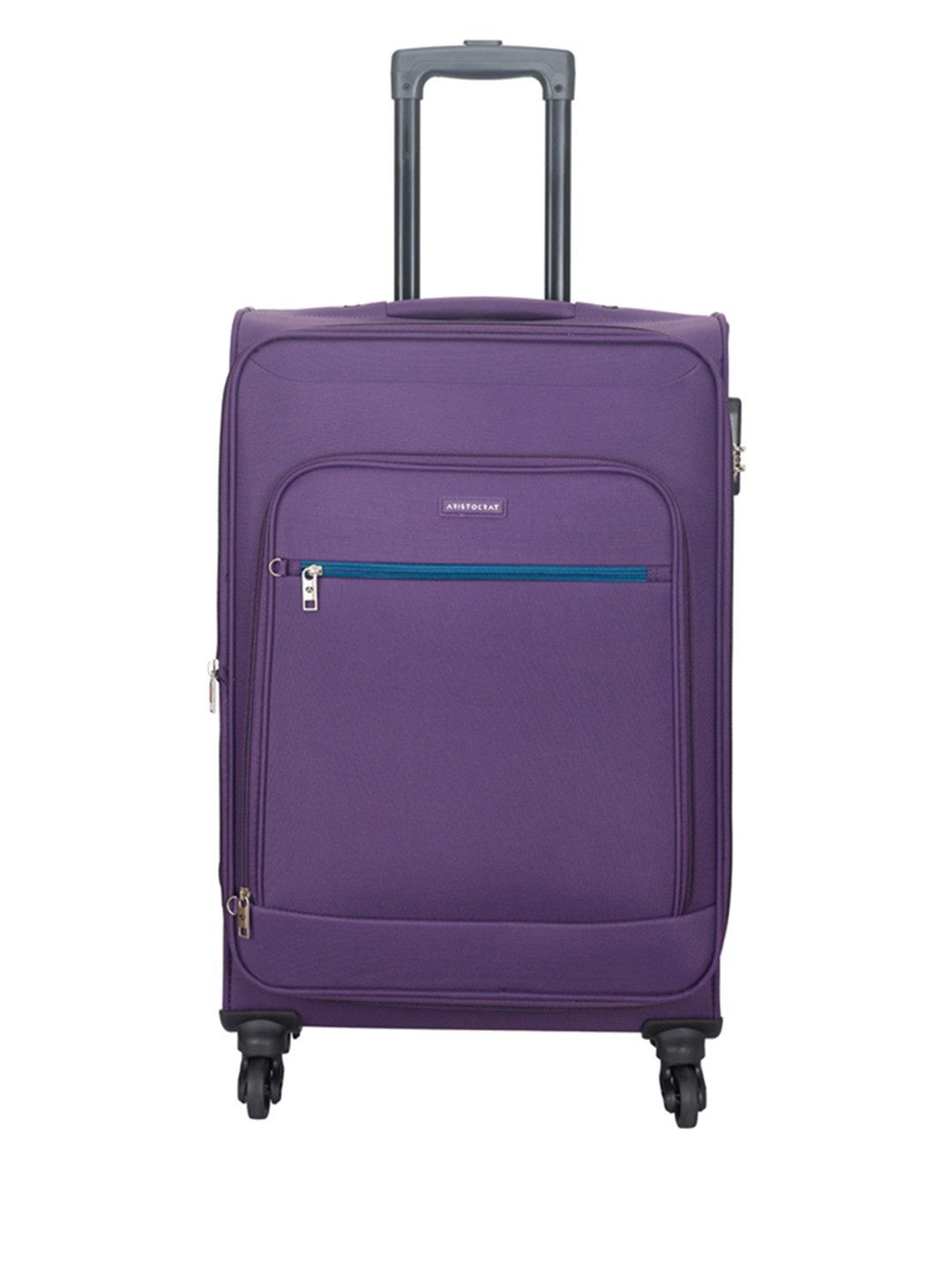 Buy Aristocrat Unisex Purple Medium Trolley Bag Trolley Bag for