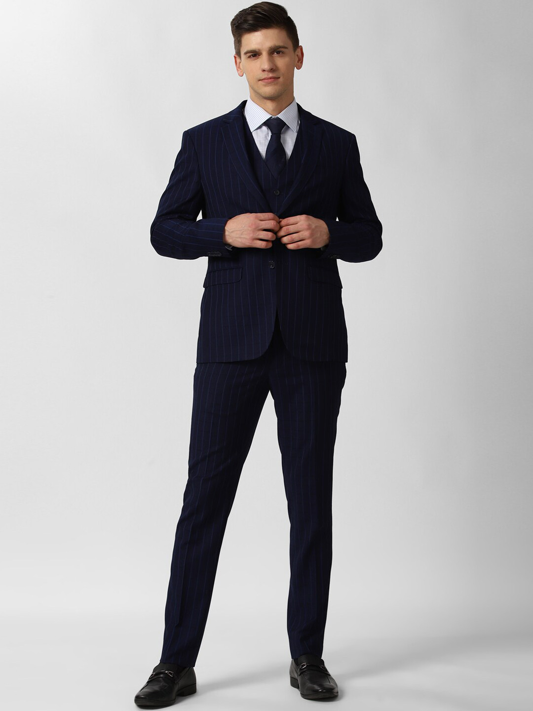 Buy Peter England Elite Men Navy Blue Suits Suits for Men 19448444