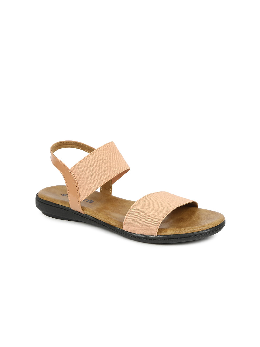 Buy SOLES Women Pink Backstrap Open Toe Flats Flats for Women