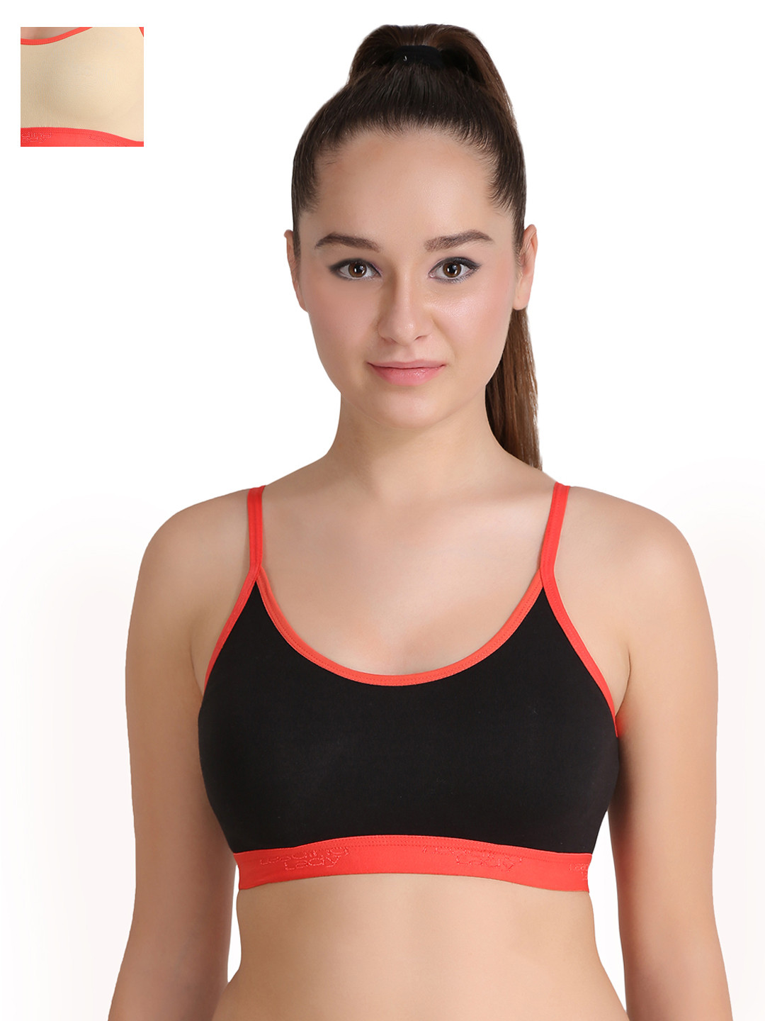 Buy Leading Lady Pack Of 2 Sports Bras SPORTY Bra for Women 1946322