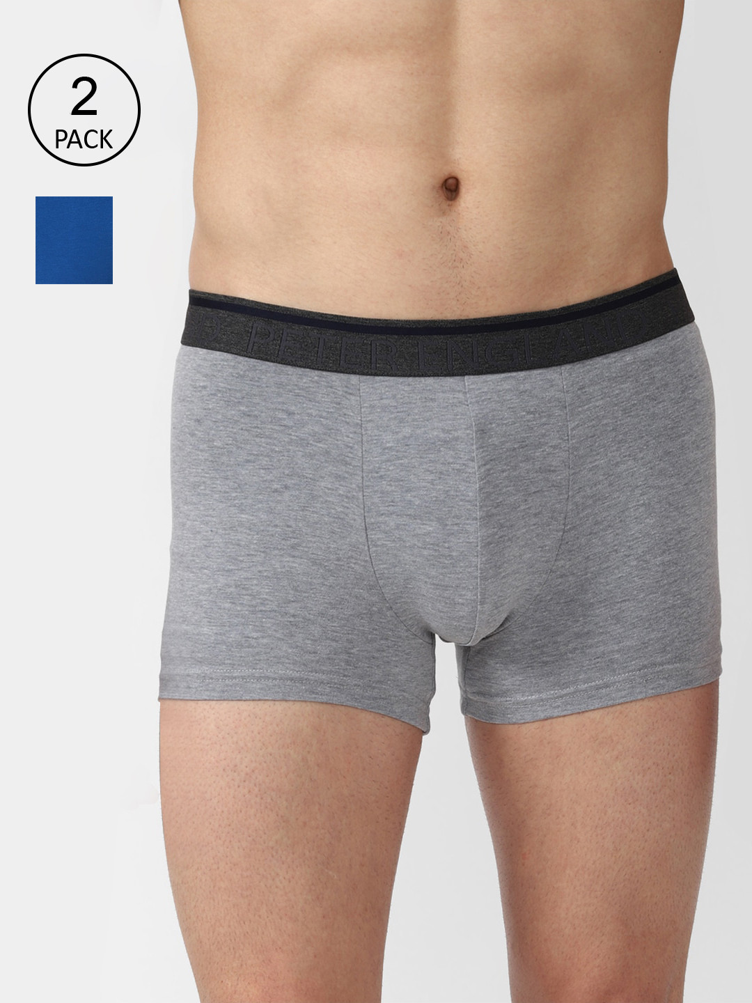 Buy Peter England Pack Of 2 Men Solid Trunks Trunk for Men 19464316