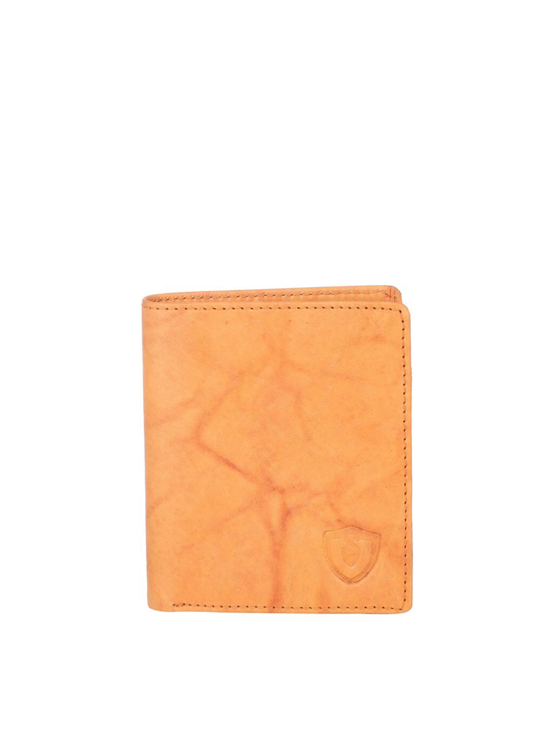 Buy Keviv Men Tan Textured Leather Two Fold Wallet - Wallets for Men ...