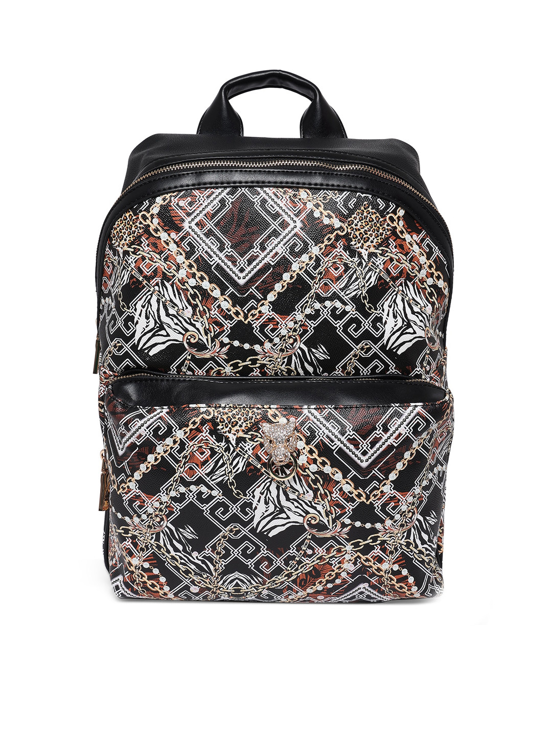 Buy ALDO Men Brown & Black Backpack Backpacks for Men 19472952 Myntra