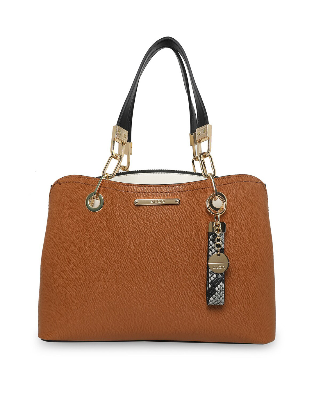 Buy ALDO Brown PU Structured Handheld Bag Handbags for Women 19473088