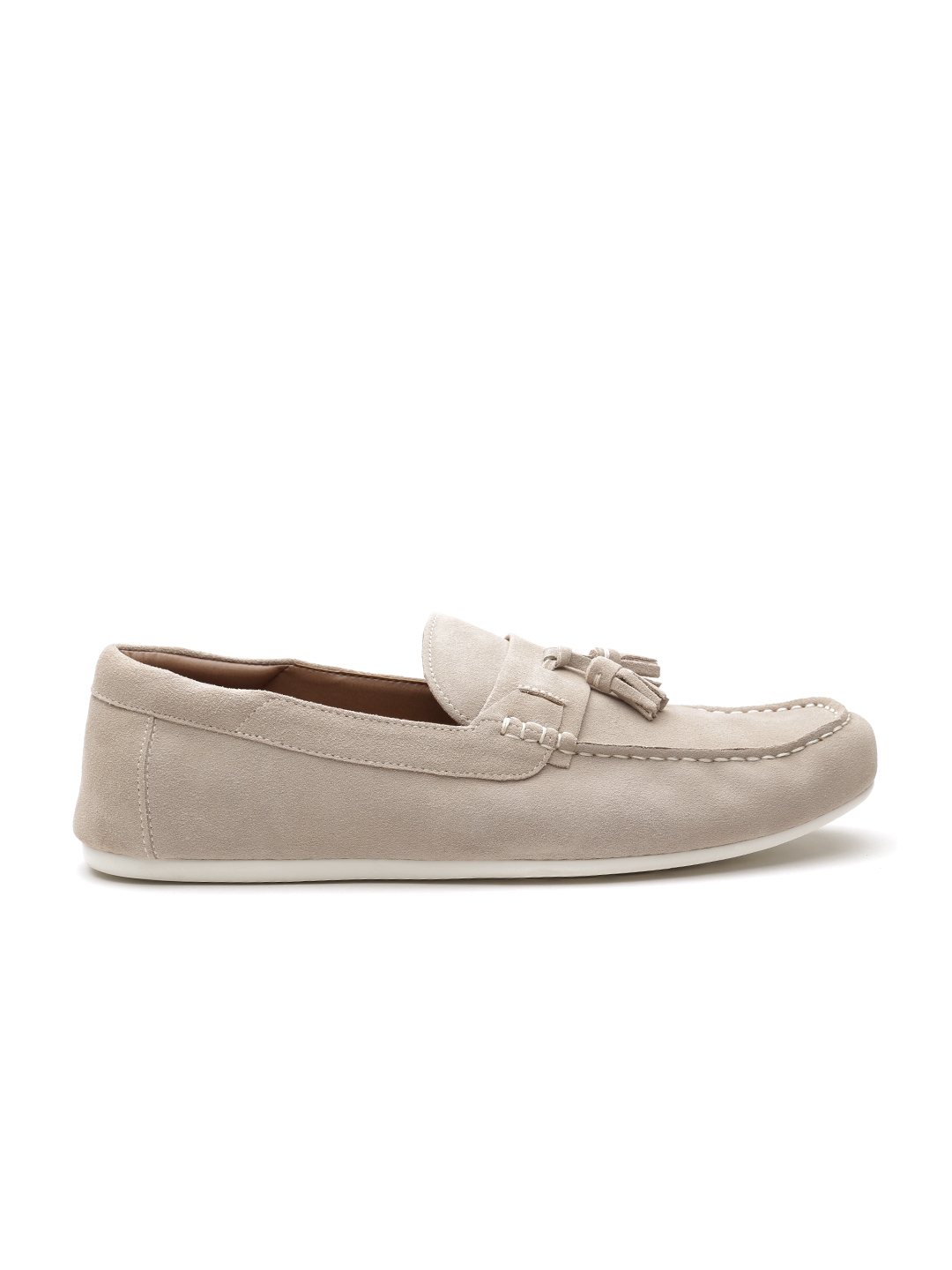 Buy ALDO Men Beige Suede Loafers - Casual Shoes for Men 1949095 | Myntra